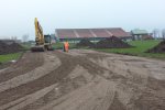 De aanleg van de bouwweg heeft in januari al plaatsgevonden.