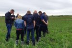Verschillende groepen hebben het proefveld bezocht.