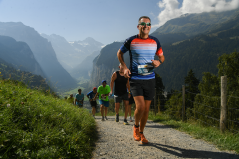 Tim tijdens de Jungfrau Marathon in 2023.